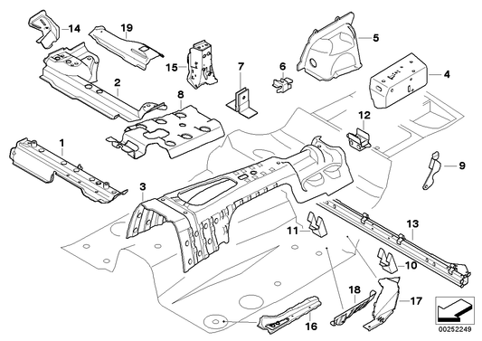 Genuine BMW 41117145299 E93 E90 E92 Left Rear Seat Console (Inc. M3, 320xd & 330i) | ML Performance UK UK Car Parts