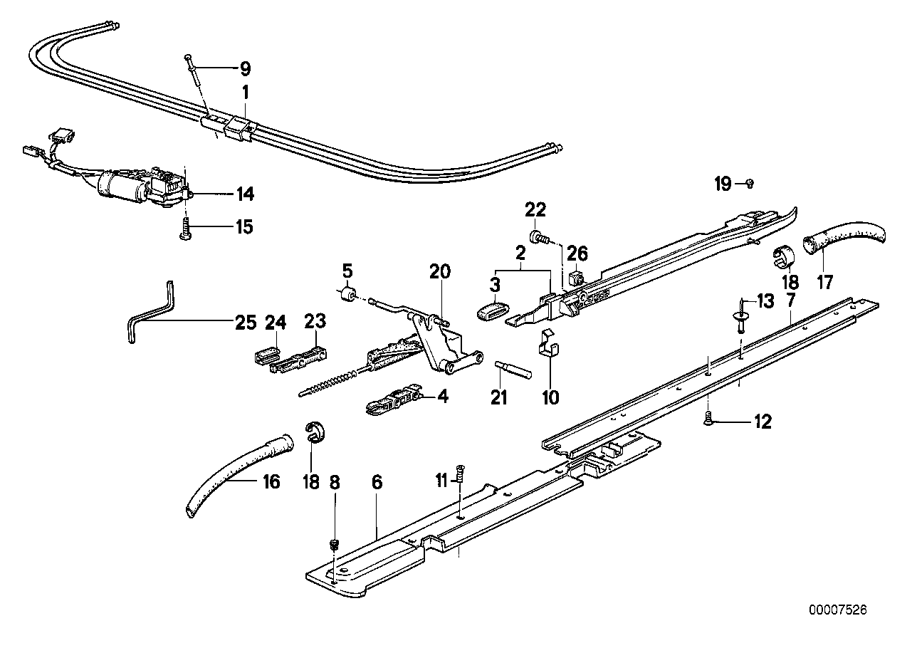 Genuine BMW 54121958010 E34 E32 Roll Pin (Inc. 525tds, 750iL & 735i) | ML Performance UK Car Parts