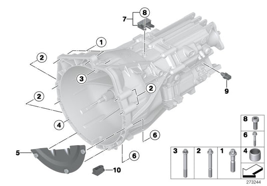 Genuine BMW 23007629571 Covering Plate (Inc. 520i & 528i) | ML Performance UK UK Car Parts