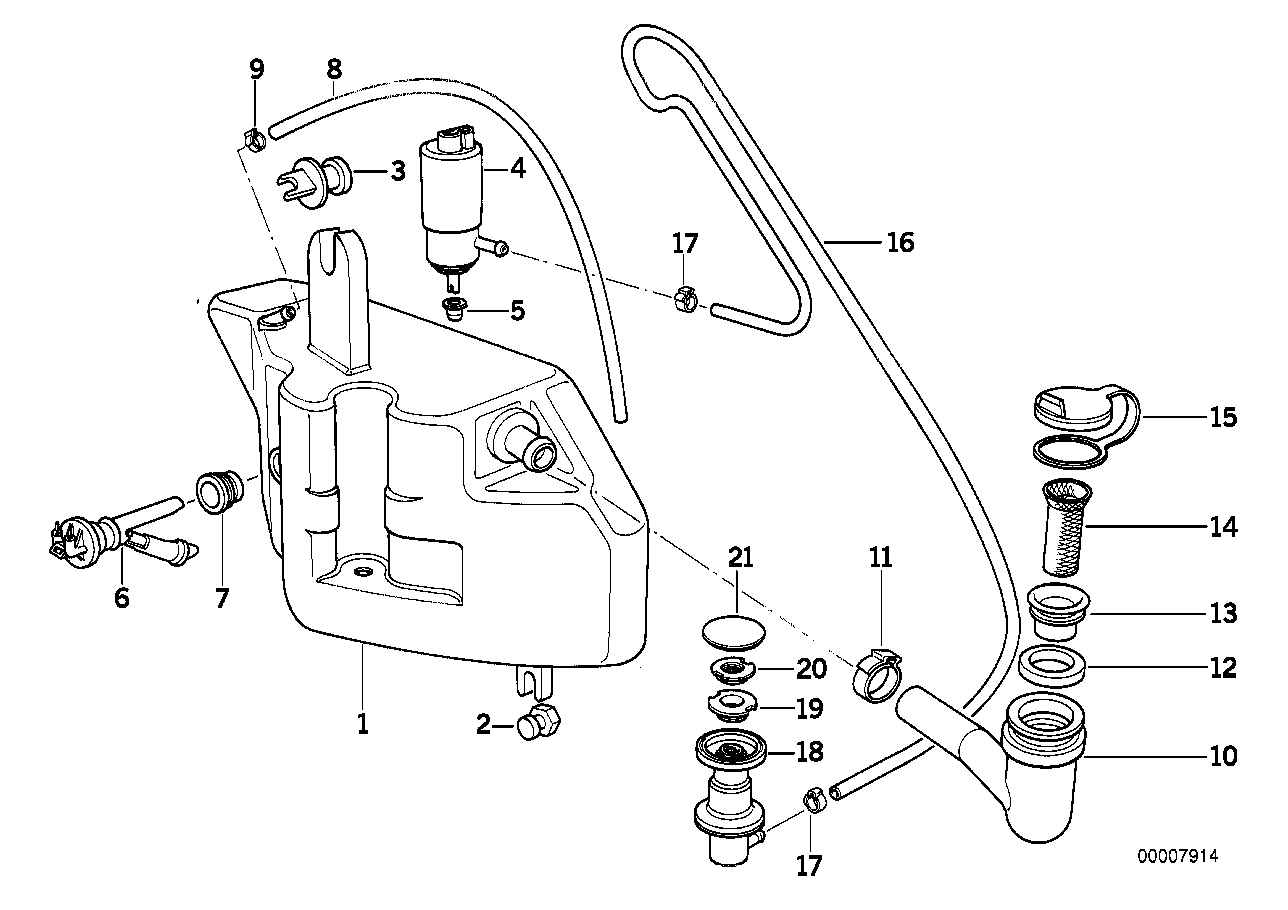 Genuine BMW 61681386662 Hose Clamp D=24mm (Inc. 540i, 530i & 518g) | ML Performance UK UK Car Parts