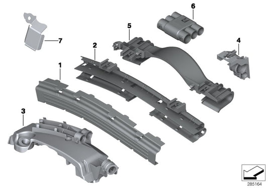 Genuine BMW 12527552869 E70 Cable Duct, Bottom Part (Inc. X5 3.0si) | ML Performance UK UK Car Parts