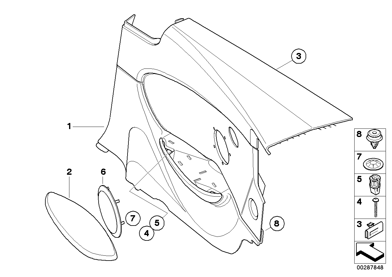 Genuine BMW 51439150543 E63 Lateral Trim Panel Leather Rear Left CHATEAU (Inc. 645Ci, 650i & 635d) | ML Performance UK UK Car Parts