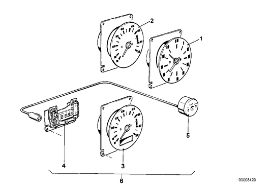 Genuine BMW 62131367279 E21 Digital Clock 12H MOTOMETER (Inc. 315, 320i & 323i) | ML Performance UK UK Car Parts