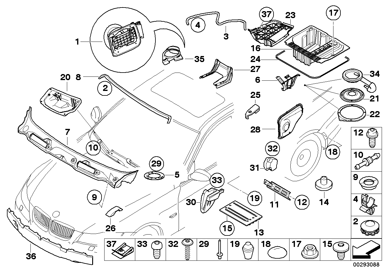 Genuine BMW 51717175268 E92 Covering Cap (Inc. 330xd, 320i & 316i) | ML Performance UK UK Car Parts
