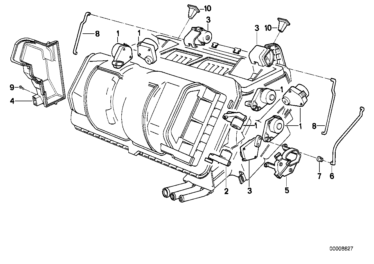 Genuine BMW 64118364918 E31 E32 E34 Actuator (Inc. 850CSi, 520i & M5 3.8) | ML Performance UK UK Car Parts