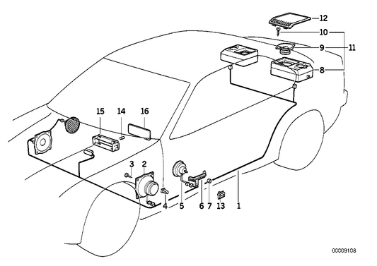 Genuine BMW 65131393464 E36 Loudspeaker PERGAMENT DKL. (Inc. 318i, 320i & 316i) | ML Performance UK UK Car Parts