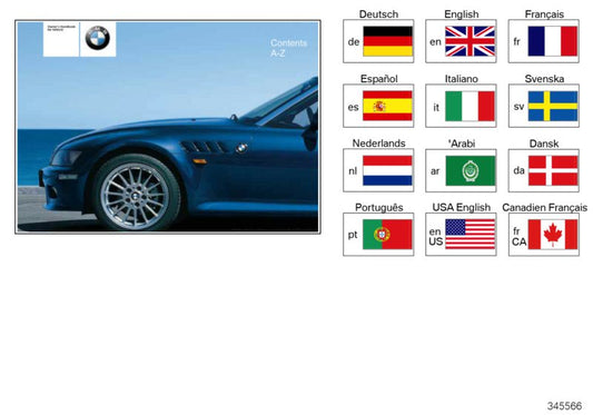Genuine BMW 01409789950 E36 Owner's Handbook Z3 E36/7 DE, MJ 1997 (Inc. Z3 2.8, Z3 1.9 & Z3 1.8) | ML Performance UK UK Car Parts