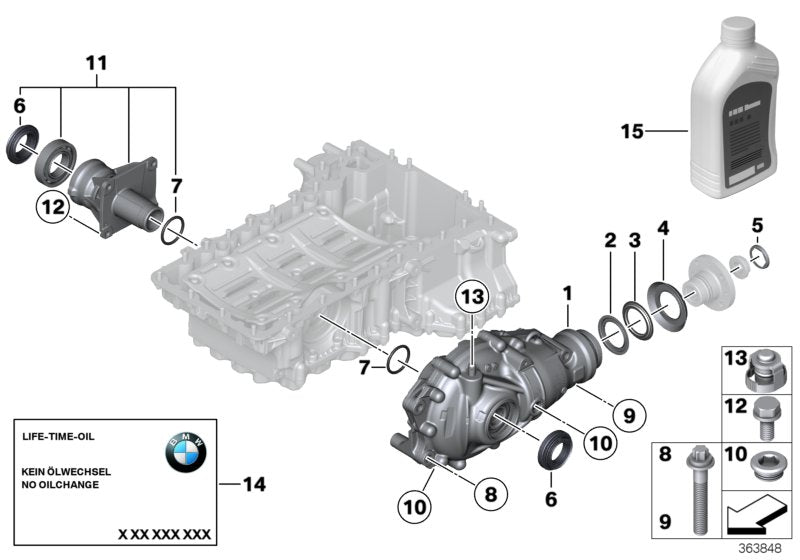 Genuine BMW 31508679974 G14 G16 G30 At-Front Differential I=2,81 (Inc. M760iX, Alpina B7 & M550iX) | ML Performance UK UK Car Parts