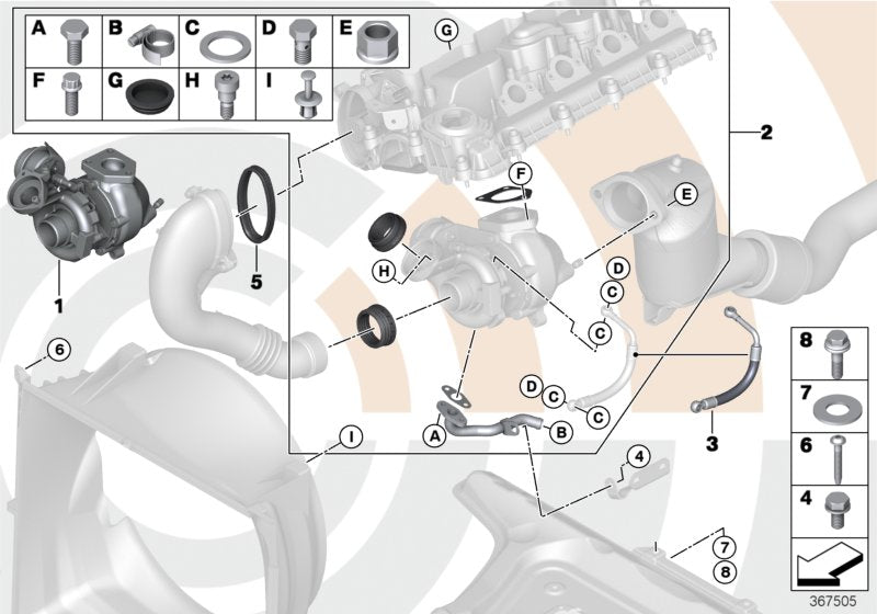 Genuine BMW 11657794144 E46 E83 Exch. Turbo Charger (Inc. 320td, 320Cd & X3 2.0d) | ML Performance UK UK Car Parts