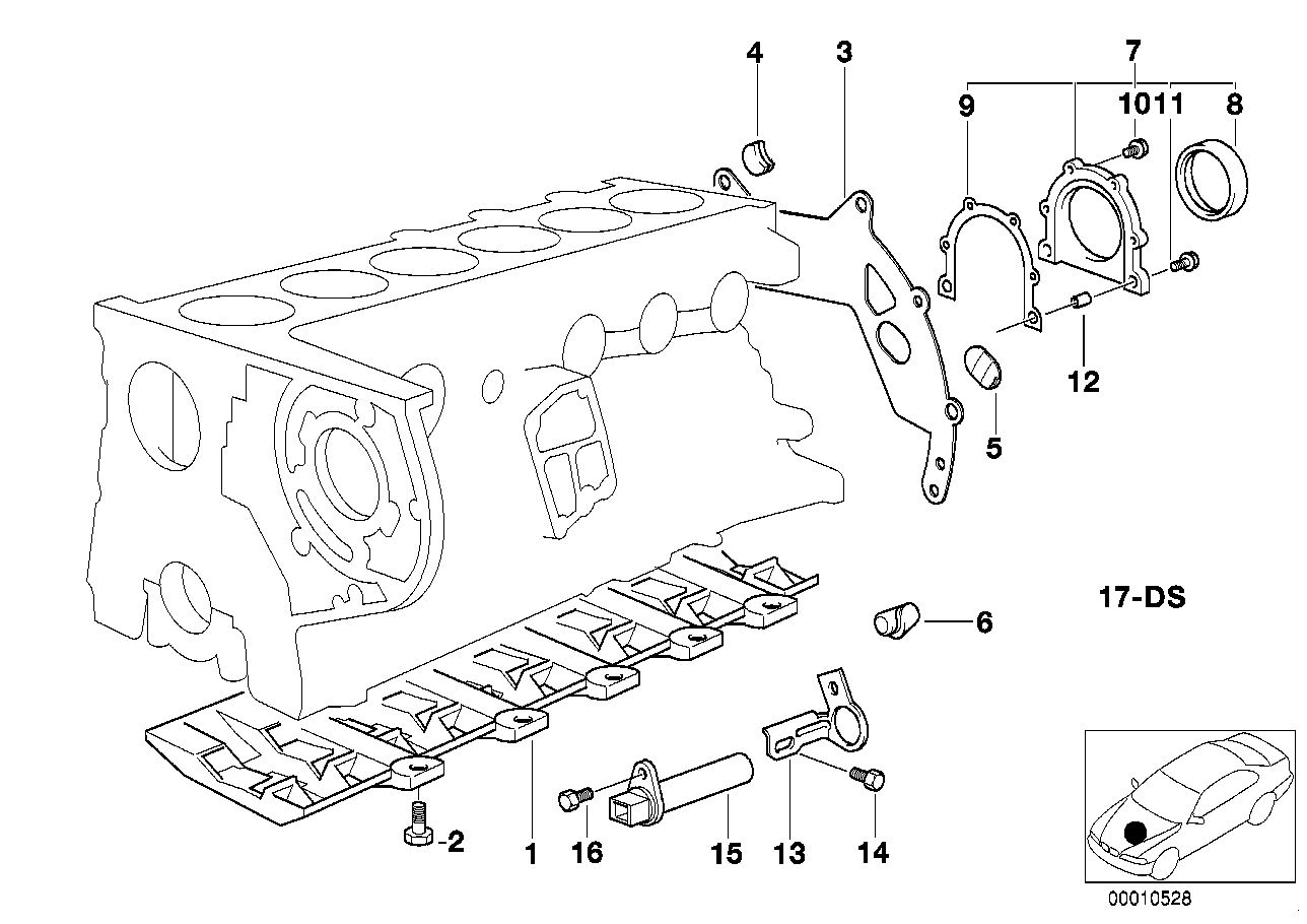 Genuine BMW 11119066462 E36 E34 Gasket Set Engine Block Asbesto Free (Inc. 325tds, 525td & 325td) | ML Performance UK UK Car Parts