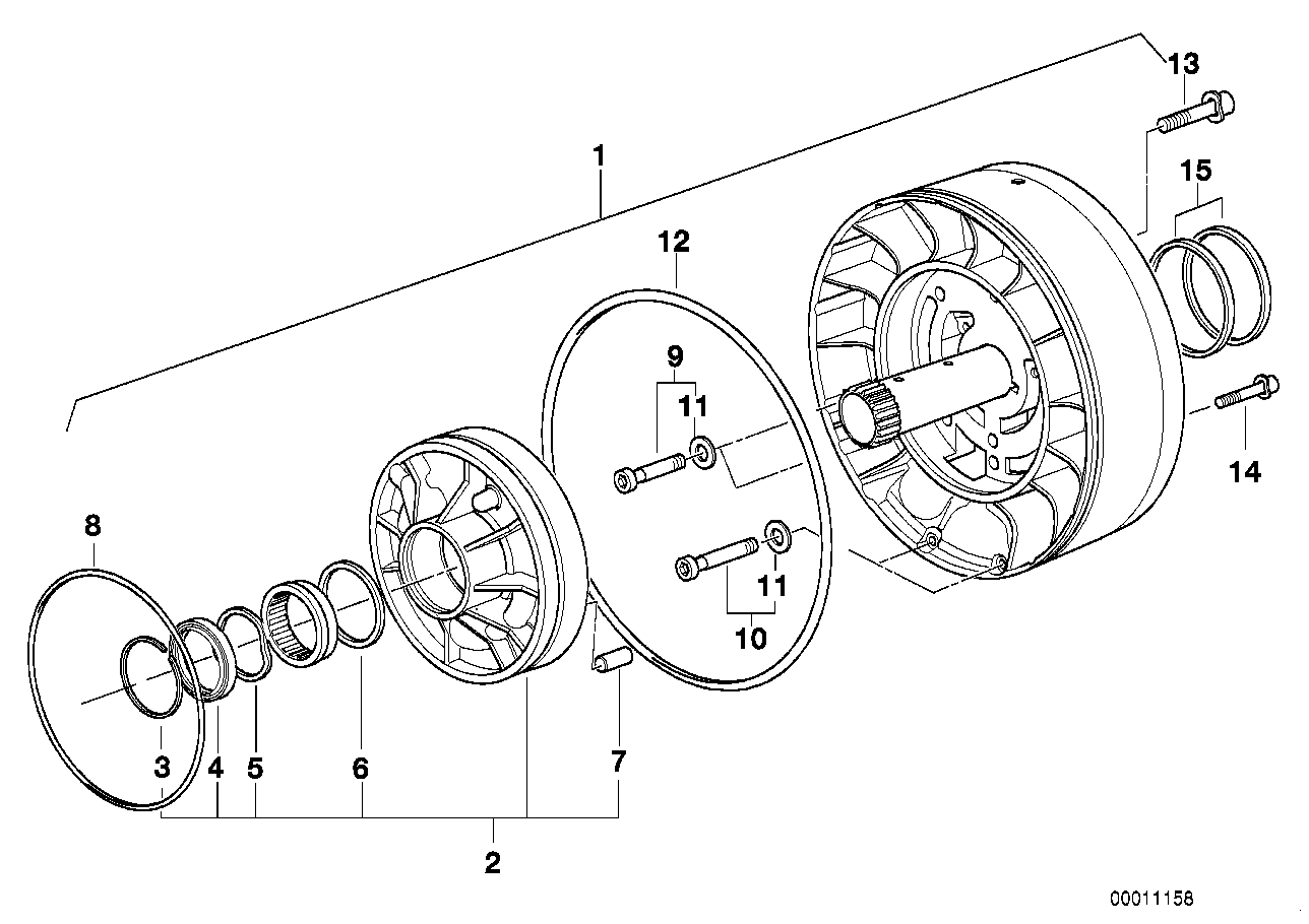 Genuine BMW 24311421070 E38 E31 E39 Snap Ring (Inc. 740iL, 750iLS & X5 4.4i) | ML Performance UK UK Car Parts