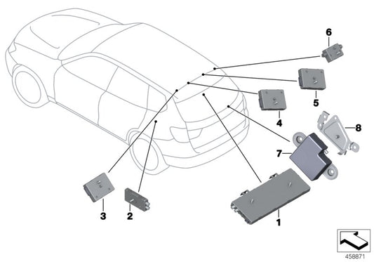 Genuine BMW 65209352597 F26 Antenna Amplifier Diversity (Inc. X4) | ML Performance UK UK Car Parts