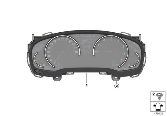Genuine BMW 62109439968 G20 G21 Instrument Cluster KM/H (Inc. 330i, 320i & M340iX) | ML Performance UK UK Car Parts
