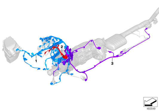 Genuine BMW 12518593104 G01 G02 Wiring Harness, Engine Glow Plug Module (Inc. X4) | ML Performance UK UK Car Parts