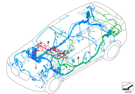 Genuine BMW 61112457973 Wiring Harness, I-Panel, Duplicate (Inc. X3) | ML Performance UK UK Car Parts