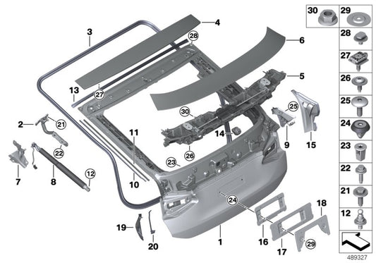 Genuine BMW 51497438486 G32 Trim, Drip Rail, Right (Inc. 640dX, 630i & 640i) | ML Performance UK UK Car Parts