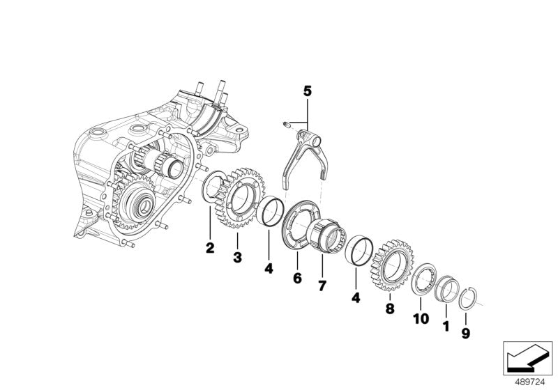 Genuine BMW 23008419502 Gear Set OUTPUT 21/24 (Inc. M6 GT3) | ML Performance UK UK Car Parts