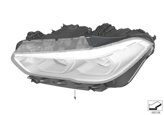 Genuine BMW 63117933333 G05 Headlight, Led, Ahl, Left (Inc. X5) | ML Performance UK UK Car Parts