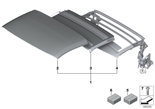 Genuine BMW 54347480447 I15 Electrical Folding Top (Inc. i8) | ML Performance UK UK Car Parts