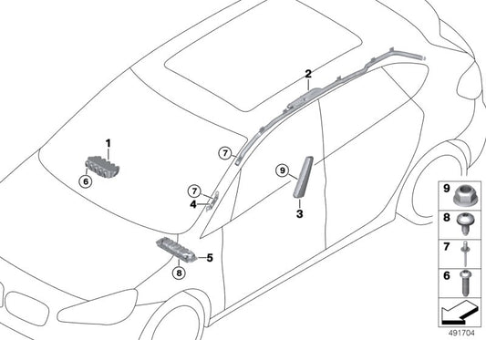 Genuine BMW 72127312465 F46 Side Airbag, Front Left Seat (Inc. 220dX, 218d & 216d) | ML Performance UK UK Car Parts