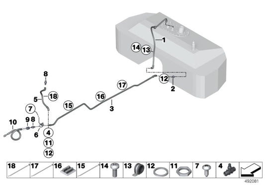 Genuine BMW 16128431388 Quick-Release Coupling FUEL CUT OFF (Inc. M4 GT4) | ML Performance UK UK Car Parts