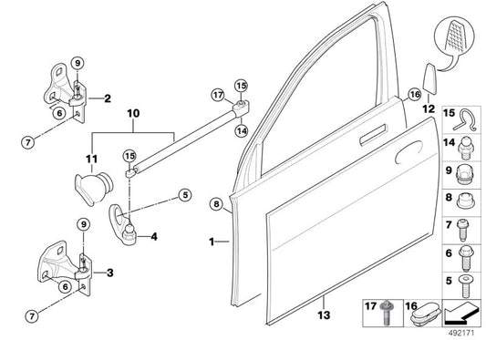 Genuine BMW 63316910760 E70 E67 Reflector (Inc. X5) | ML Performance UK UK Car Parts