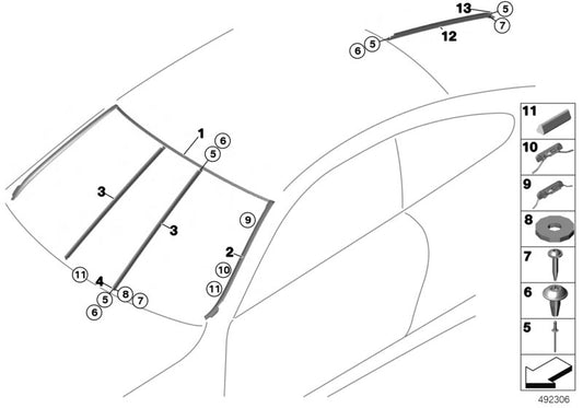 Genuine BMW 41008427604 Blind Rivet, Countersunk Head M5 (Inc. M4 GT4 & M6 GT3) | ML Performance UK UK Car Parts