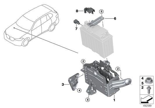 Genuine BMW 61219395486 G07 G05 G06 Battery Tray Plus Dual Storage System (Inc. X5 & X6 30iX) | ML Performance UK UK Car Parts