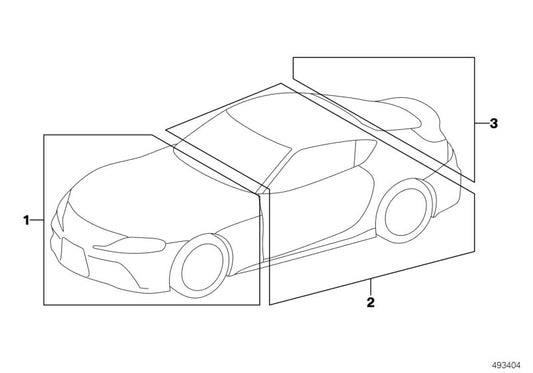 Genuine BMW 71249500224 F91 F92 Label "Tire Pressure" (Inc. M8) | ML Performance UK UK Car Parts