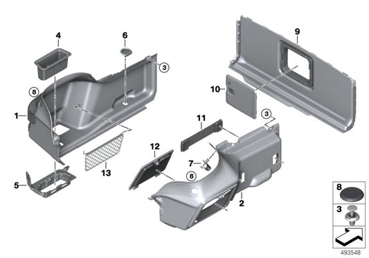 Genuine BMW 51477470174 G29 Trunk Partition Trim Panel (Inc. Z4 M40i, Z4 30i & Z4 20i) | ML Performance UK UK Car Parts