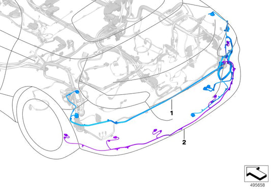 Genuine BMW 61119440879 G29 Rear Repair Wiring Set (Inc. Z4 M40i, Z4 30i & Z4 20i) | ML Performance UK UK Car Parts