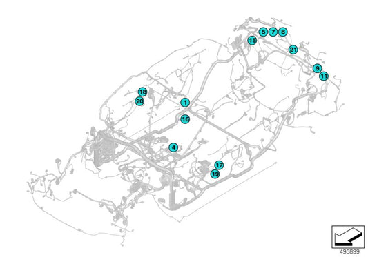 Genuine BMW 61139362831 G15 G06 Socket Housing 4 POL. KOD. D (Inc. M760iX, Alpina B7 & X6 M50iX) | ML Performance UK UK Car Parts