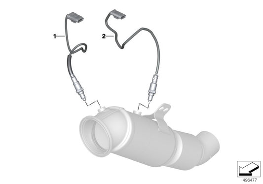 Genuine BMW 11788689862 G07 G32 G01 Regulating Lambda Probe (Inc. 540iX, 740LiX & 740iX) | ML Performance UK UK Car Parts