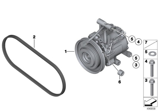 Genuine BMW 41008427147 Hex Bolt M8X90 10.9 SW (Inc. M6 GT3) | ML Performance UK UK Car Parts