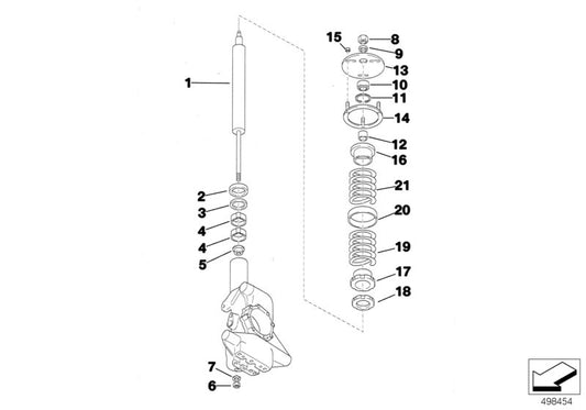 Genuine BMW 31332221057 E36 Ball Joint 18mm DA=35mm (Inc.318iS & M3) | ML Performance UK UK Car Parts