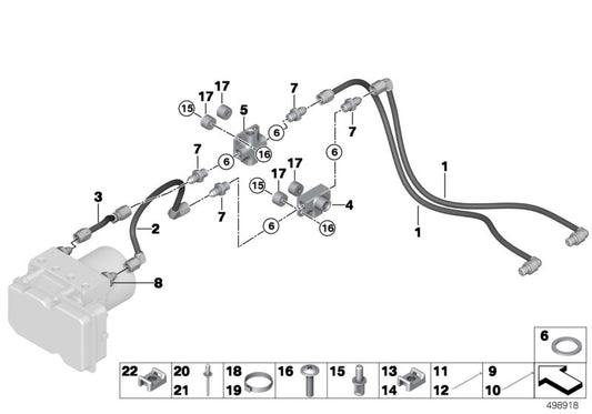 Genuine BMW 34308428051 Adapter M12X1 D03 120° (Inc. M6 GT3) | ML Performance UK UK Car Parts