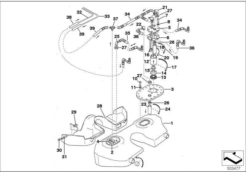 Genuine BMW 16102223136 Housing (Inc. M6 GT3, M4 GT4 & E36 318iS) | ML Performance UK UK Car Parts