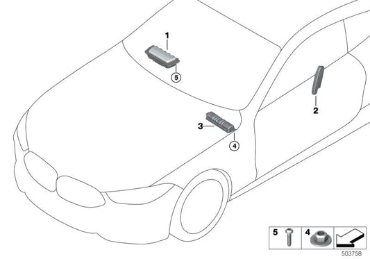 Genuine BMW 72127451484 F91 G14 Side Airbag, Front Right Seat (Inc. 840dX, 840i & M8) | ML Performance UK UK Car Parts