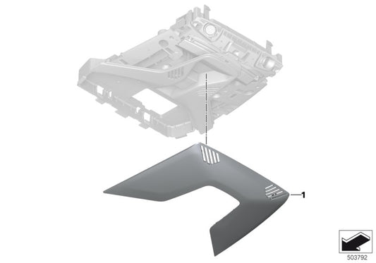 Genuine BMW 61319433360 F40 F44 TriCover For Roof Function Center (Inc. 120dX, 118i & 220d) | ML Performance UK UK Car Parts