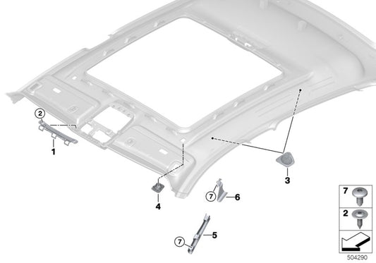 Genuine BMW 51449484321 G06 Trim Mirror Cap Trifo (Inc. X6) | ML Performance UK UK Car Parts