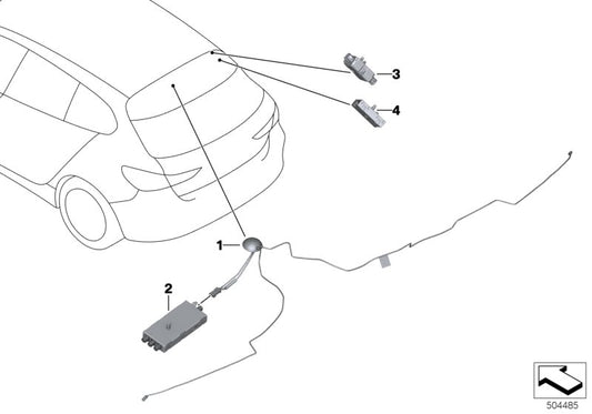 Genuine BMW 65206832256 G16 G20 Trap Circuit (Inc. X5) | ML Performance UK UK Car Parts