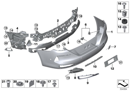 Genuine BMW 51127491682 G16 Moulding Rocker Panel Rear Right (Inc. 840dX, 840i & 840iX) | ML Performance UK UK Car Parts