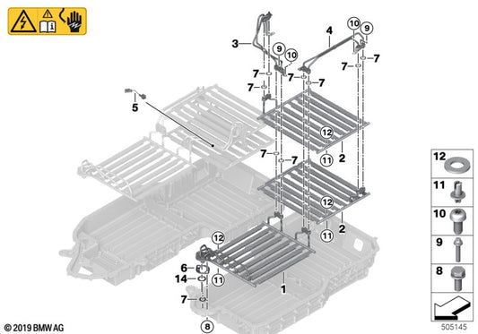 Genuine BMW 61278483890 G05 Radiator, High-Volt.Battery, Rear Lt (Inc. X5 45eX) | ML Performance UK UK Car Parts