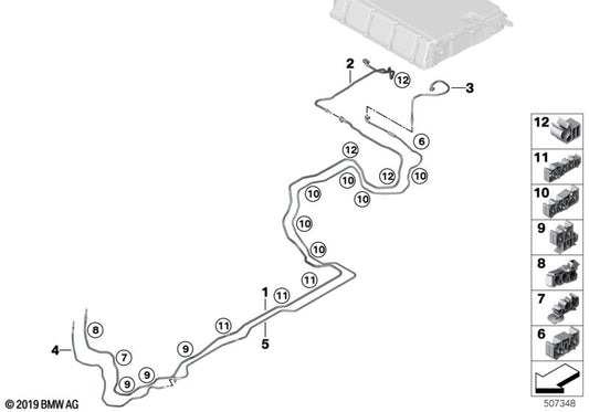 Genuine BMW 16127386648 Fuel Feed Line (Inc. 745LeX, 740LeX & 745Le) | ML Performance UK UK Car Parts