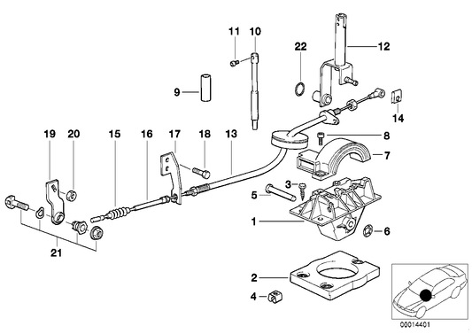 Genuine BMW 25161219179 E36 E32 E34 Supporting Bracket (Inc. 318i, 320i & 518i) | ML Performance UK UK Car Parts