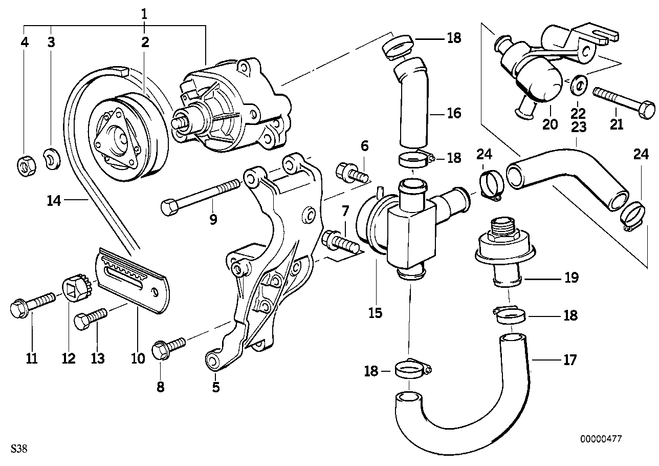 Genuine BMW 11721312910 E34 Hose (Inc. M5 3.6) | ML Performance UK UK Car Parts