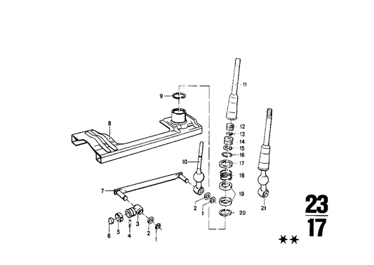 Genuine BMW 25111203682 E39 E24 E23 Tension Bush (Inc. 318ti, 850CSi & 533i) | ML Performance UK UK Car Parts