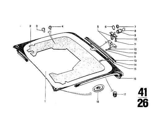 Genuine BMW 51241801453 Catch With Key (Inc. 3.0S, 2500 & 3.0Si) | ML Performance UK UK Car Parts