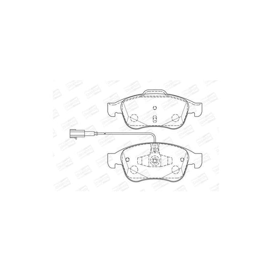Champion 573331CH Brake Pad Set For Alfa Romeo Giulietta Hatchback (940)