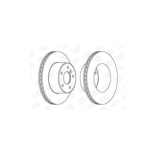 Champion 562685Ch-1 Brake Disc For Land Rover Discovery Ii (L318)